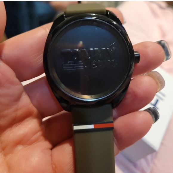 NWT Tommy Jeans Men's Quartz Watch Stainless Steel and Silicone Strap - Picture 3 of 10